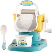 Kids Ice Cream Maker,Manual Ice Cream Machine | Easy To Clean Manual Quick Results Soft Serve Ice Cream Maker With Application Handle For Yogurt, Gelato