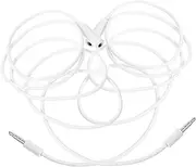 jojofuny 2Pcs High Fidelity Audio Extension Cable for Earphones Speakers Flexible Durable Digital Cable Accessory for Home Travel Use