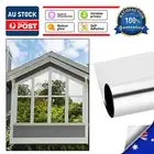 50X400cm Privacy Window Film One Way Glass Mirror Tint UV Block Heat Anti-Glare
