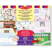 Melissa & Doug Reusable Sticker Pad Play House Kids/Childrens Play Toy 3+
