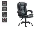 Ergolux Executive Leather Massage Office Chair (Black), Office Chairs, Furniture