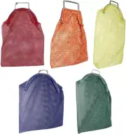 Large Red Nylon Mesh Dive Bag - 24" x 28" for Easy Storage and Transport