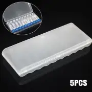 5pcs Battery Plastic Case Storage-Box Hard Plastic Case For 10×AA AAA Batteries