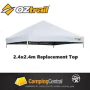 OZTRAIL COMPACT GAZEBO WHITE 2.4 X 2.4M CANOPY REPLACEMENT COVER TOP