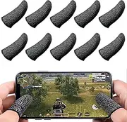 (20Pcs/10Pairs)-Mobile Game Controller Finger Sleeve Sets, Anti-Sweat Breathable Gaming Thumb Full Touch Screen Sensitive Shoot Aim Joysticks for Legends/Rules of Survival/PUBG/Knives Out