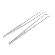 2 Pcs Feeding Tongs Reptiles Tank Accessories Aquarium Straight Feeder