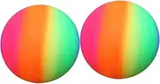 PHENOFICE Playing Ball for Pool Ball Pit Pool Balls Outdoor Balls Outdoor Play Equipment Rainbow Pit Balls Mini Basketball Hoop Inflatable Dodgeball Playground Colorful