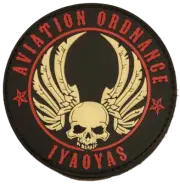 MARINE CORPS AVIATION ORDNANCE IYAOYAS AIR WING HOOK & LOOP PVC PATCH