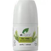 Dr Organic Roll-On Deodorant Tea Tree 50ml