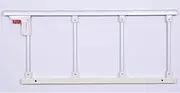 Elderly Foldable Bed Rail Safety Side Guard Adults Assist Handle Handicap Bed Railing Hospital Metal Grip Bumper Bar (Color : 13cm, Size : 95cm×40cm)
