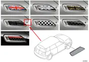 MINI CLUBMAN F54 Trim W/Pad Set 51142459031 2459031 NEW GENUINE