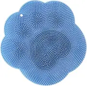 SHERCHPRY Silicone Cat Shaped Shower Foot Scrubber Mat Multi Purpose Mounted Back Massager Cushion for Comfortable Bathing Experience Unique Cat Design for Effortless Foot Massage