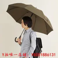 在飛比找Yahoo!奇摩拍賣優惠-遮陽傘【自營】waterfront日本輕量抗風長柄傘男暴雨專
