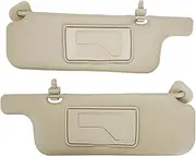 OTNQFUXI 2PCS Car Sun Visor For Toyota Corolla 2001-2004 2005 2006 2007 Makeup Mirror Sun Shielding Board Inner Front Windscreen Sunvisor 2Pcs-1Set