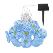 Solar Garden Lights 10LEDs Morning Glory Solar String Lights Garden Decor Flower Lantern