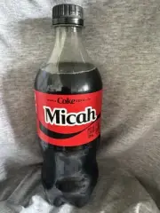 Share a Coke with Micah 2025 Personalized Gift Coca Cola Bottle 20oz Zero
