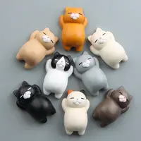 在飛比找蝦皮購物優惠-日本憨實貓咪卡通創意立體磁扣冰箱貼吸磁貼吸鐵石磁貼手機殼素材