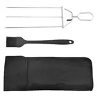Skewer Three Prong Barbecue Roasting Skewer Stainless Steel