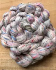 Witchlight. 4oz Spinning Fiber – 80 South American Wool 20 viscose