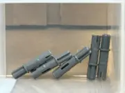 LEGO Parts - Dark Bluish Gray Technic, Axle 1L with Pin 2L - No 11214 - QTY 5