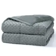 Alomidds Weighted Blanket (60"x80",15lbs Queen Size - Grey), Weighted Blanket...