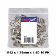 Powercoil 3520-12.00X1.5DP - Thread Inserts M12 x 1.75mm x 1.5D 10 Pack