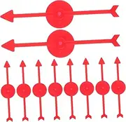 FOYTOKI 10Pcs Reusable Party Turn Plate for Fun Games Multiplication Turning Wheel Kit for Classroom Carnival Events Lightweight and Easy to Assemble