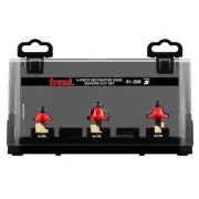 Freud 91-206 6 Piece Decorative Edge Quadra-Cut™ Router Bit Set