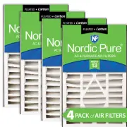 Air Bear 16x25x5 (4 7/8) AC Filter Replacement MERV 13 Plus Carbon 4 Pack