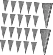 NOLITOY 20pcs Durable Carbon Steel Fixing Wedge Tool for Hammer Handle Reinforcement Replacement Wedge for Secure Tool Installation Compact Design for Easy Storage