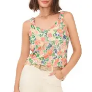 Vince Camuto chiffon floral sleeveless top NWT Retail $69 - XS