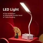 Reading Led Light Multi-purpose Flicker-free Modern Double-head Usb Night Light