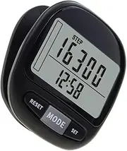 WHAMVOX Sports Pedometer Step Counter 3D Pedometer Clip Accurate Step Tracking Simple Reset Function