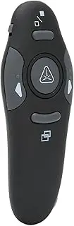 DAUZ Presentation Remote, Multi Functions Wide Application Presentation Clicker with Wireless Receiver for Speech for Class for Meeting