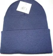 Superstretch Beanie Hat, Watch Hat, Toboggan Hat, Cuff Cap, Broner 61-16, Navy