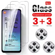 6In1 Tempered Glass Screen Protector Case for Redmi14C Redmi 14C 4G Camera Prot