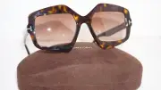 TOM FORD New Sunglasses TATE-02 Havana Pink TF789 52F 55 19 140