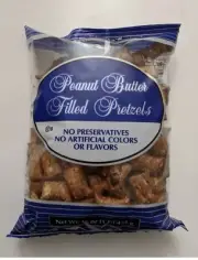 2pk (snacks) TRADER JOE'S PEANUT BUTTER FILLED PRETZELS 16 OZ