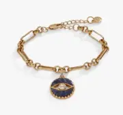 Sodalite Evil Eye Chain Bracelet By Alex And Ani