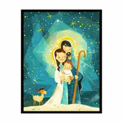 Nativity Framed Print Fine Art Poster Print