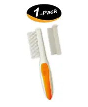 Wahl 2-in-1 Flea/Finishing Pet Comb to detect fleas, flea eggs, ticks - New