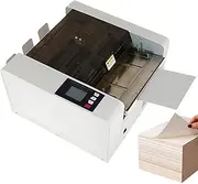 Business Card Cutting Mac, A4 Electric Paper Cutter with LCD Touch Screen, Automatic Paper Feeding, 3000 Sheets/Hour Cutting Speed, 12mm Thickness Can Be Placed at One Time, for Office, School