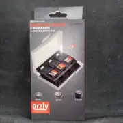 Orzly Nintendo Switch Game Card Holder Case Protective Hard Box Thumbstick Grips