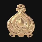 B&P Lamp 2" Stamped Brass Chain Connector
