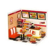 Robotime DW010 Rolife Yum Yum Burgers DIY Plastic Miniature House
