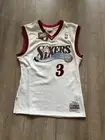Mitchell & Ness Iverson 2000-2001 Sixers Hardwood Classic Jersey White- Size M