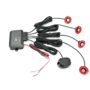 Car Reverse Backup Rear Buzzer Radar System Kit 4 Parking Sensors Sound Alarm (for: Honda Civic)