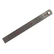 2x TTI STAINLESS STEEL ENGINEER RULER Metric & Imperial Scale – 150mm Or 300mm