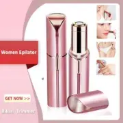 Electric Eyebrow Trimmer Mini Epilator Lipstick Facial Hair Removal Portable