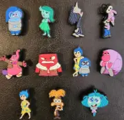6 x INSIDE OUT CROC JIBBITZ SHOE CHARM PARTY FAVOR CAKE DECORATION SCRAPBOOKING